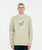 The Santa Cruz Mens Daylight Dot Front Sweatshirt in Nickel