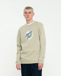 The Santa Cruz Mens Daylight Dot Front Sweatshirt in Nickel