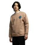 The Santa Cruz Mens Dressen Rose One Sweatshirt in Taupe