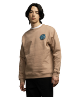 The Santa Cruz Mens Dressen Rose One Sweatshirt in Taupe