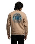 The Santa Cruz Mens Dressen Rose One Sweatshirt in Taupe