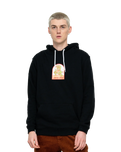 The Santa Cruz Mens Beach Bum Hand Hoodie in Black