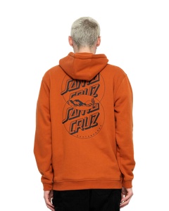 The Santa Cruz Mens Venn Dot Hoodie in Copper