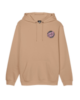 The Santa Cruz Mens Vivid Slick Dot Hoodie in Taupe