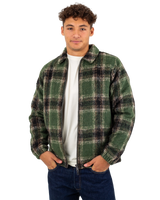 The Santa Cruz Mens Hideout Jacket in Green Check