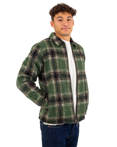 The Santa Cruz Mens Hideout Jacket in Green Check