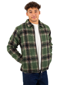 The Santa Cruz Mens Hideout Jacket in Green Check