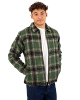 The Santa Cruz Mens Hideout Jacket in Green Check