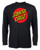 The Santa Cruz Mens Classic Dot T-Shirt in Black