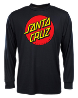 The Santa Cruz Mens Classic Dot T-Shirt in Black