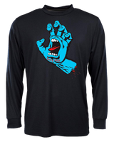 The Santa Cruz Mens Screaming Hand T-Shirt in Black