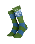 The Santa Cruz Mens Barney Socks in Apple & Dusty Blue