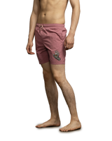 The Santa Cruz Mens Melting Hand Swimshorts in Dusty Rose