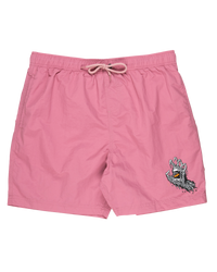 The Santa Cruz Mens Melting Hand Swimshorts in Dusty Rose