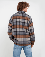 Lodge Shirt in Stone Check