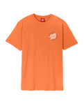 The Santa Cruz Mens Breaker Check Opus Dot T-Shirt in Apricot