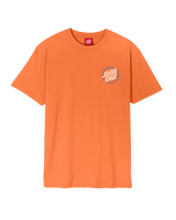 The Santa Cruz Mens Breaker Check Opus Dot T-Shirt in Apricot