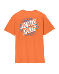 The Santa Cruz Mens Breaker Check Opus Dot T-Shirt in Apricot