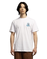 The Santa Cruz Mens Screaming Wave T-Shirt in White