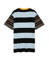 The Santa Cruz Mens Mini Hand Stripe T-Shirt in Black Stripe