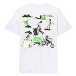 The Santa Cruz Mens Scene Report T-Shirt in White