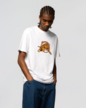 Salba Tiger Simplifed Front T-Shirt in White