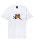 Salba Tiger Simplifed Front T-Shirt in White