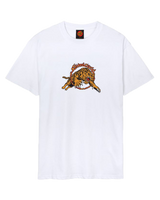 Salba Tiger Simplifed Front T-Shirt in White