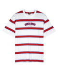 Collegiate Stripe T-Shirt in White