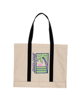 The Santa Cruz Palm Strip Tote Bag in Natural