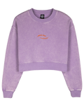 The Santa Cruz Womens TTE Swirl Sweatshirt in Digital Lavender