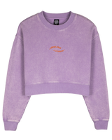 The Santa Cruz Womens TTE Swirl Sweatshirt in Digital Lavender