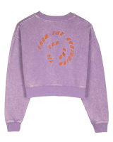 The Santa Cruz Womens TTE Swirl Sweatshirt in Digital Lavender