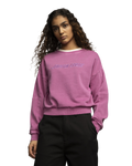 The Santa Cruz Womens Nomad Strip Sweatshirt in Mindful Mauve