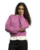 The Santa Cruz Womens Nomad Strip Sweatshirt in Mindful Mauve