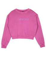 The Santa Cruz Womens Nomad Strip Sweatshirt in Mindful Mauve