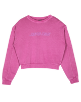 The Santa Cruz Womens Nomad Strip Sweatshirt in Mindful Mauve