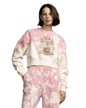 The Santa Cruz Womens Sage Front Sweatshirt in Pink Dip Dye