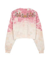 The Santa Cruz Womens Sage Front Sweatshirt in Pink Dip Dye