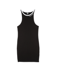 The Santa Cruz Womens Strip Racer Dress in Black & White