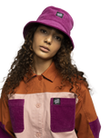 The Santa Cruz Womens Nomad Bucket Hat in Mindful Mauve