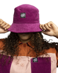 The Santa Cruz Womens Nomad Bucket Hat in Mindful Mauve