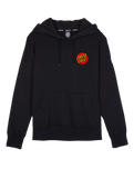 The Santa Cruz Womens Classic Dot Chest Hoodie in Black