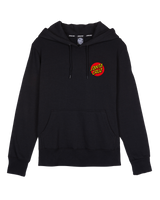 The Santa Cruz Womens Classic Dot Chest Hoodie in Black