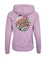 The Santa Cruz Womens Crane Dot Hoodie in Lilac