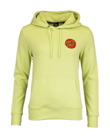 The Santa Cruz Womens Classic Dot Chest Hoodie in Aloe Green