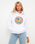 The Santa Cruz Womens Paradise Break Front Hoodie in White