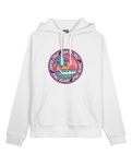 The Santa Cruz Womens Paradise Break Front Hoodie in White