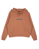 The Santa Cruz Womens Sage Strip Front Hoodie in Clay