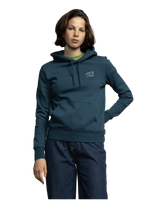 The Santa Cruz Womens Partial Dot Hoodie in Tidal Teal